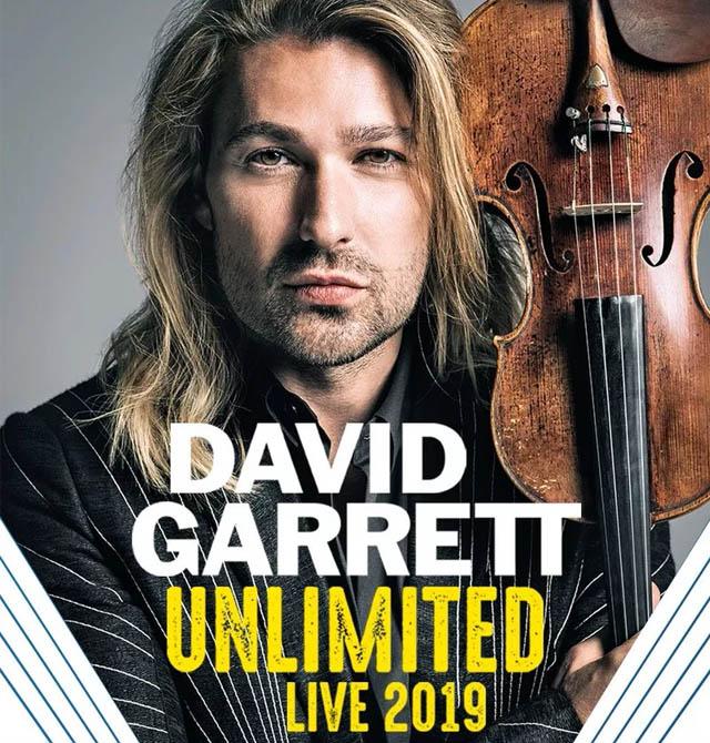 Дэвид Гарретт совершает свое захватывающее мировое турне «UNLIMITED LIVE»